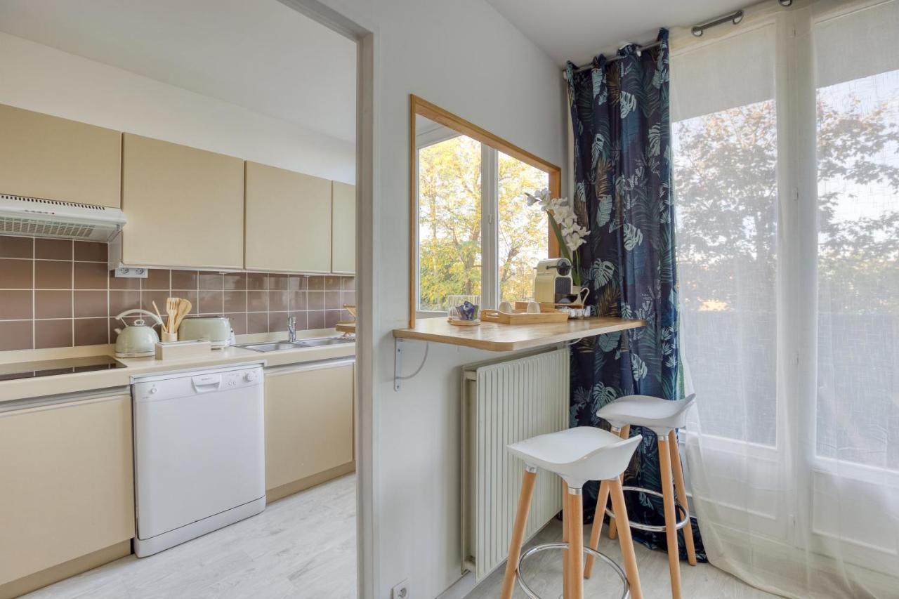 Ferienwohnung Escale De L'Yvette - 50M2 Cosy, Balcony & Parking Longjumeau Exterior foto