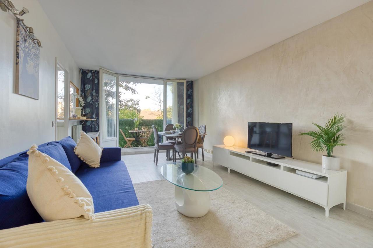 Ferienwohnung Escale De L'Yvette - 50M2 Cosy, Balcony & Parking Longjumeau Exterior foto